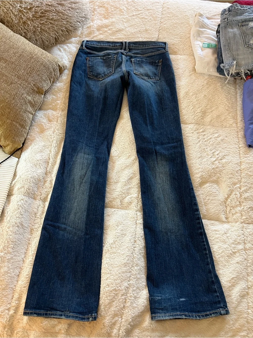 Abercrombie & Fitch Dark Blue Flare Jeans Size 2